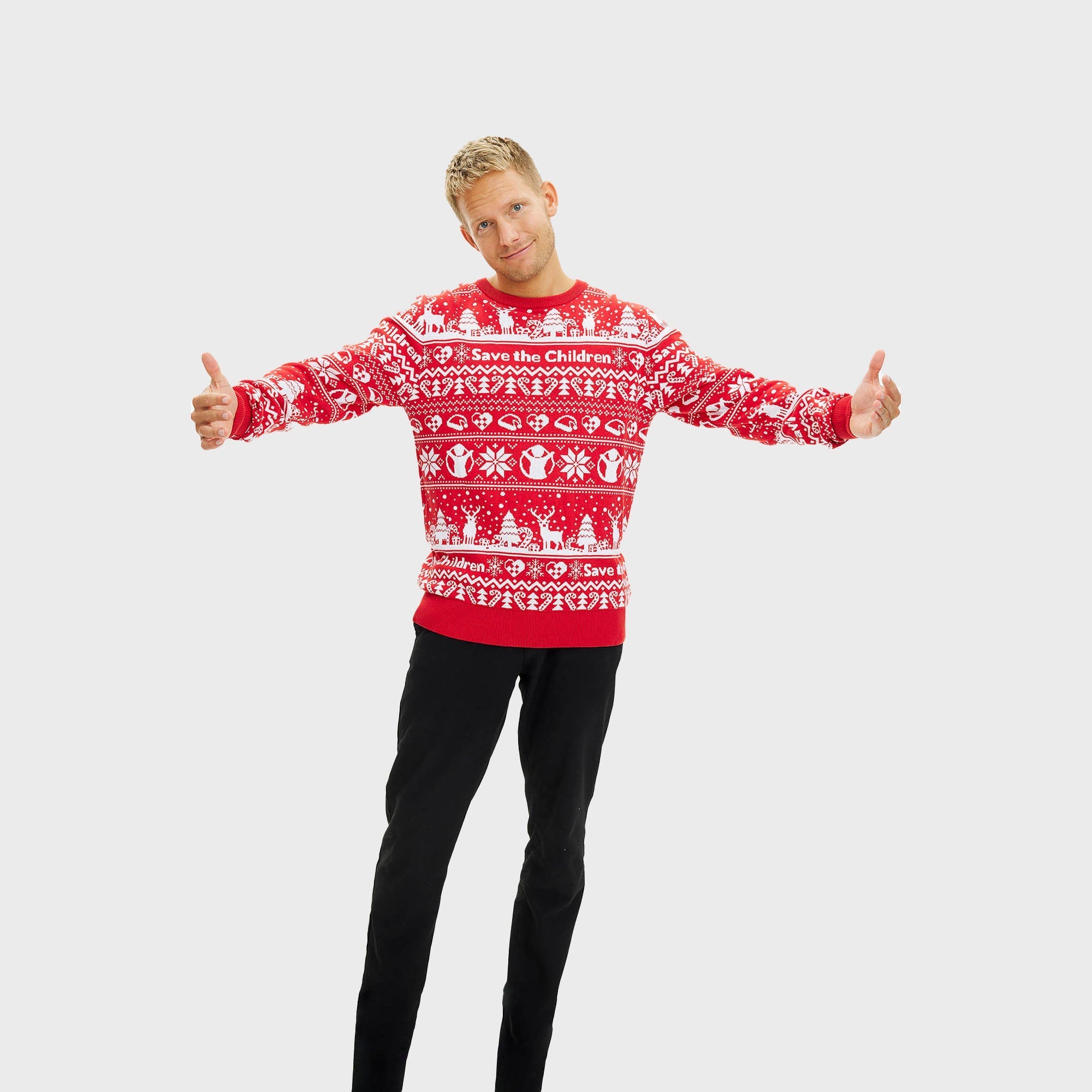 Save the Children Weihnachtspullover - Herren.